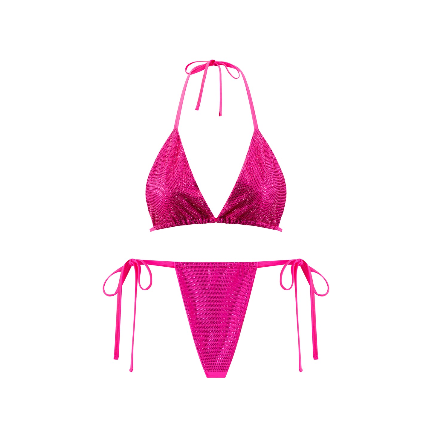 CRYSTAL EMBELLISHED BIKINI SET