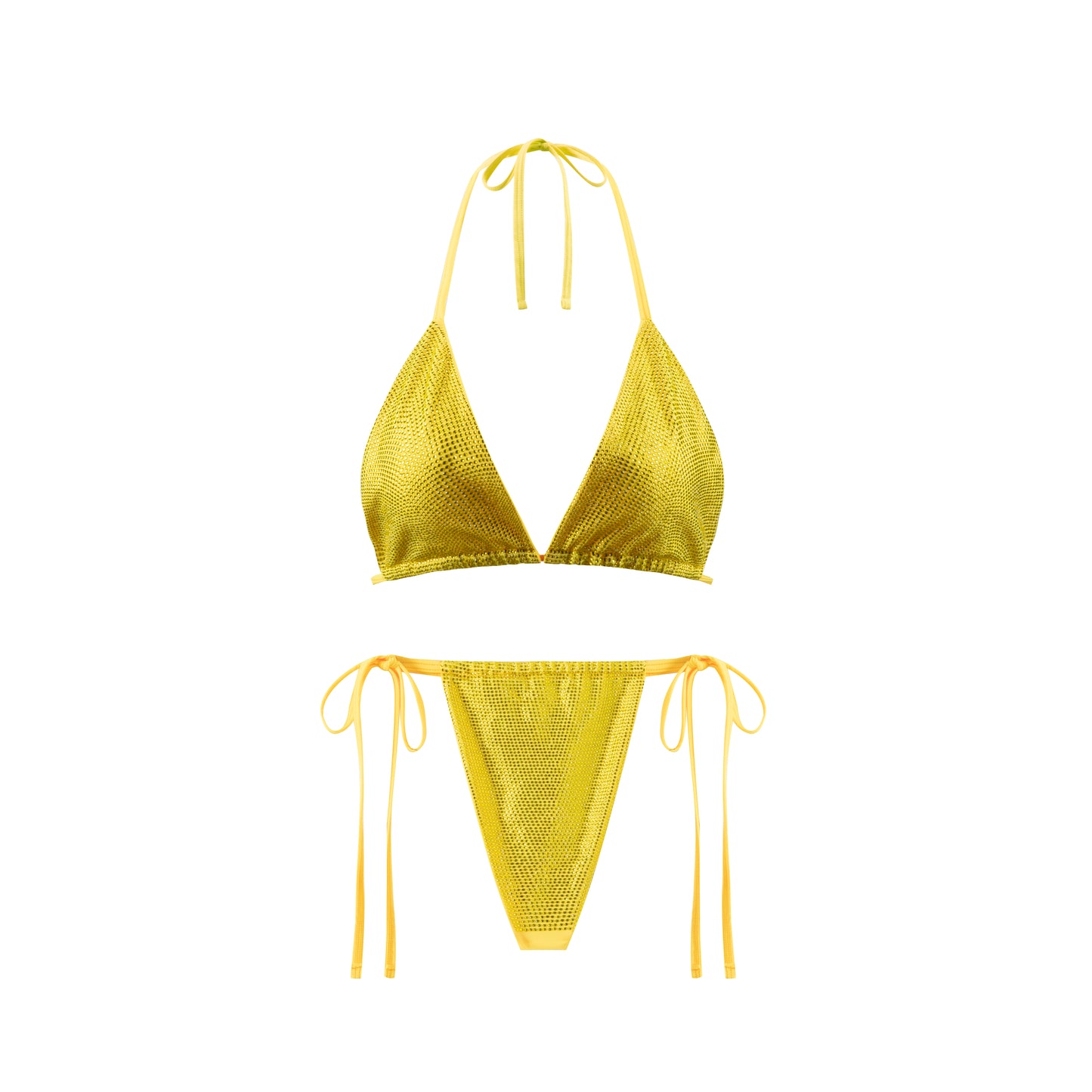 CRYSTAL EMBELLISHED BIKINI SET