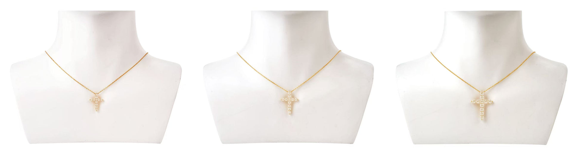 Classic Cross Pendant in Silver, Large