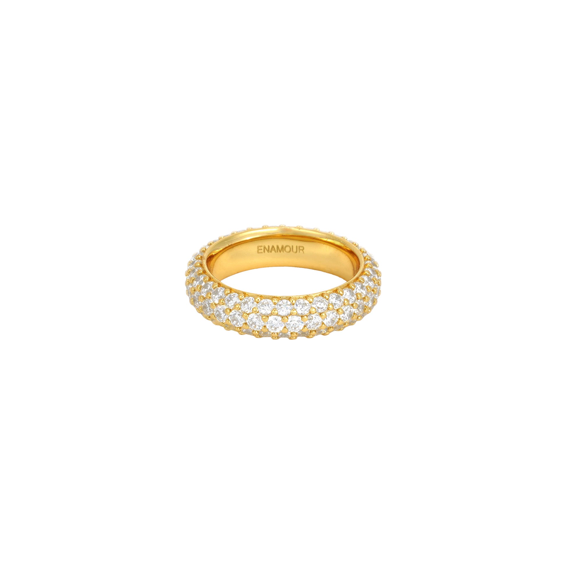 Pave Extra Large Eternity Ring(Gold Pave Eternity Ring)
