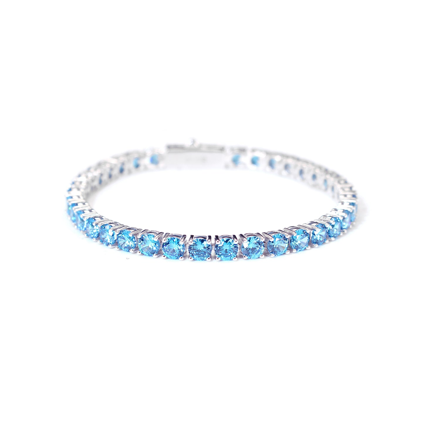 CLASSIC SEA BLUE TENNIS BRACELET