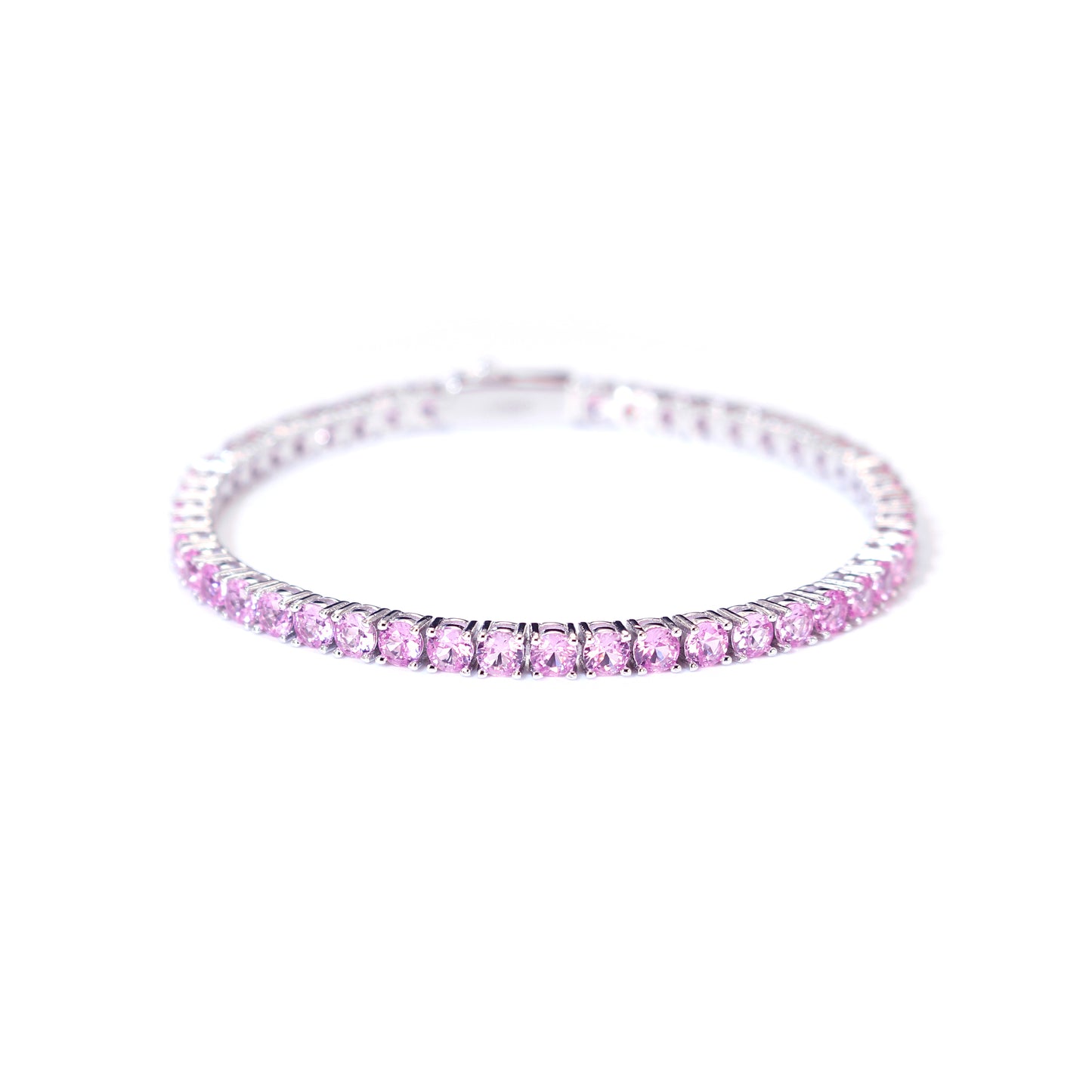 CLASSIC ROSE PINK TENNIS BRACELET