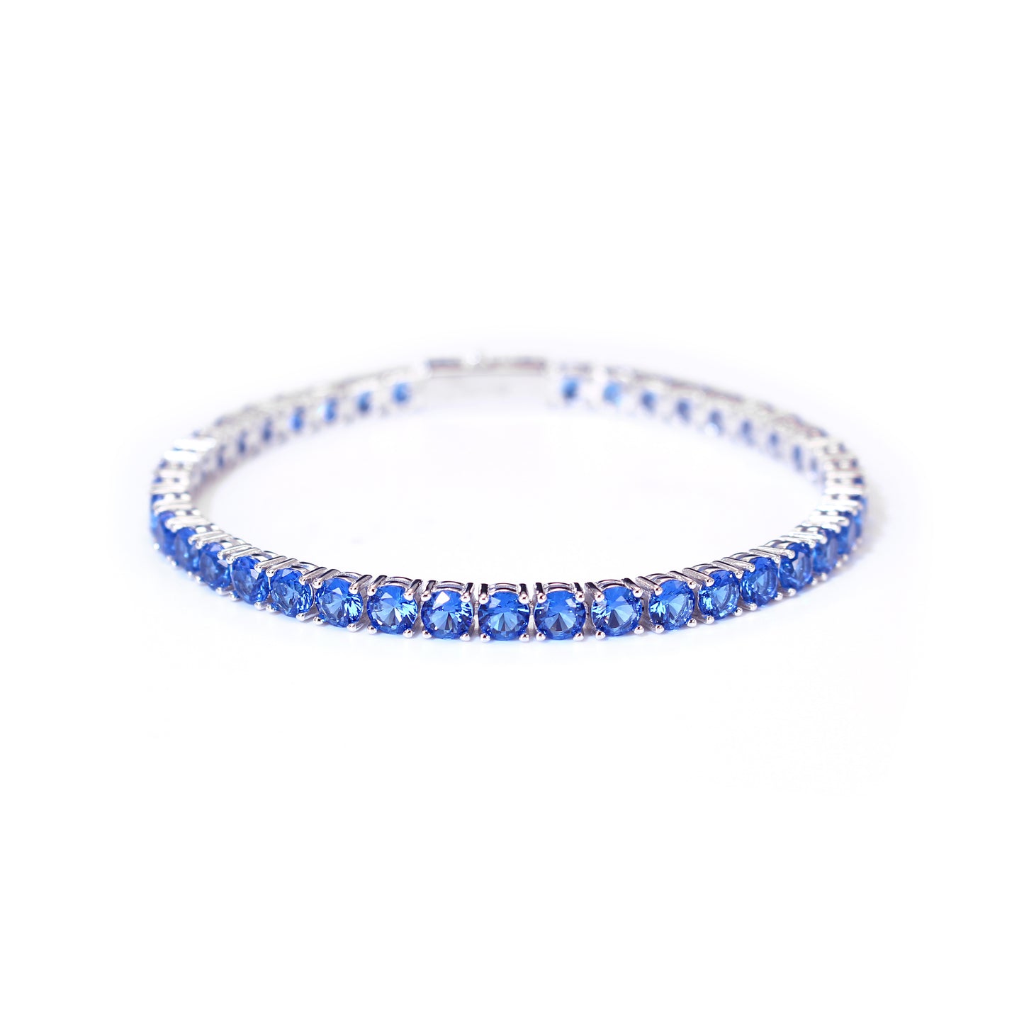 CLASSIC BLUE TENNIS BRACELET