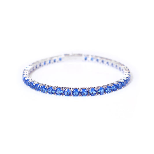 CLASSIC BLUE TENNIS BRACELET