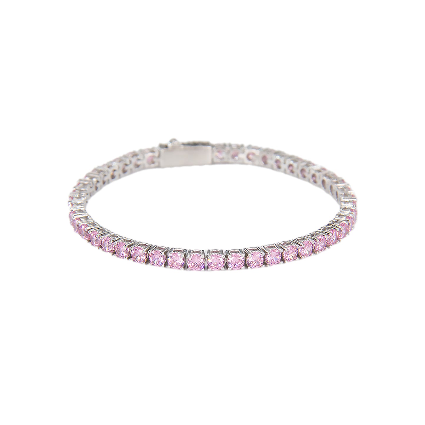 CLASSIC BABY PINK TENNIS BRACELET