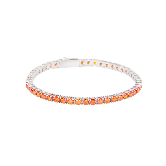 CLASSIC ORANGE TENNIS BRACELET