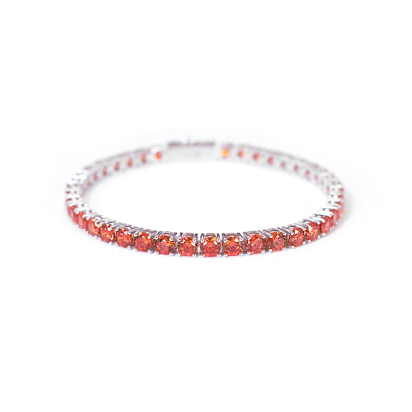 CLASSIC ORANGE TENNIS BRACELET