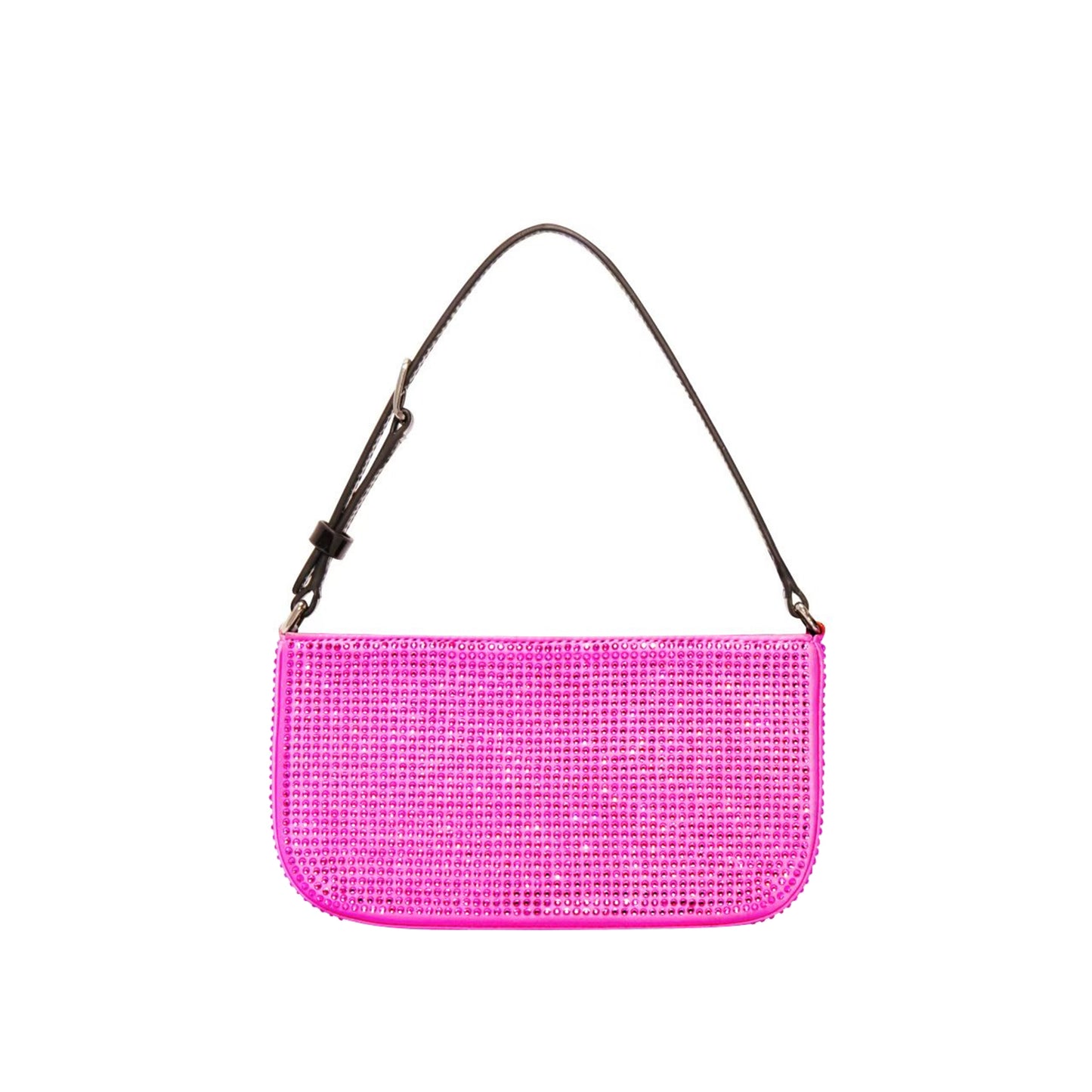 BARBIE PINK CRYSTAL EMBELLISHED SHOULDER BAG