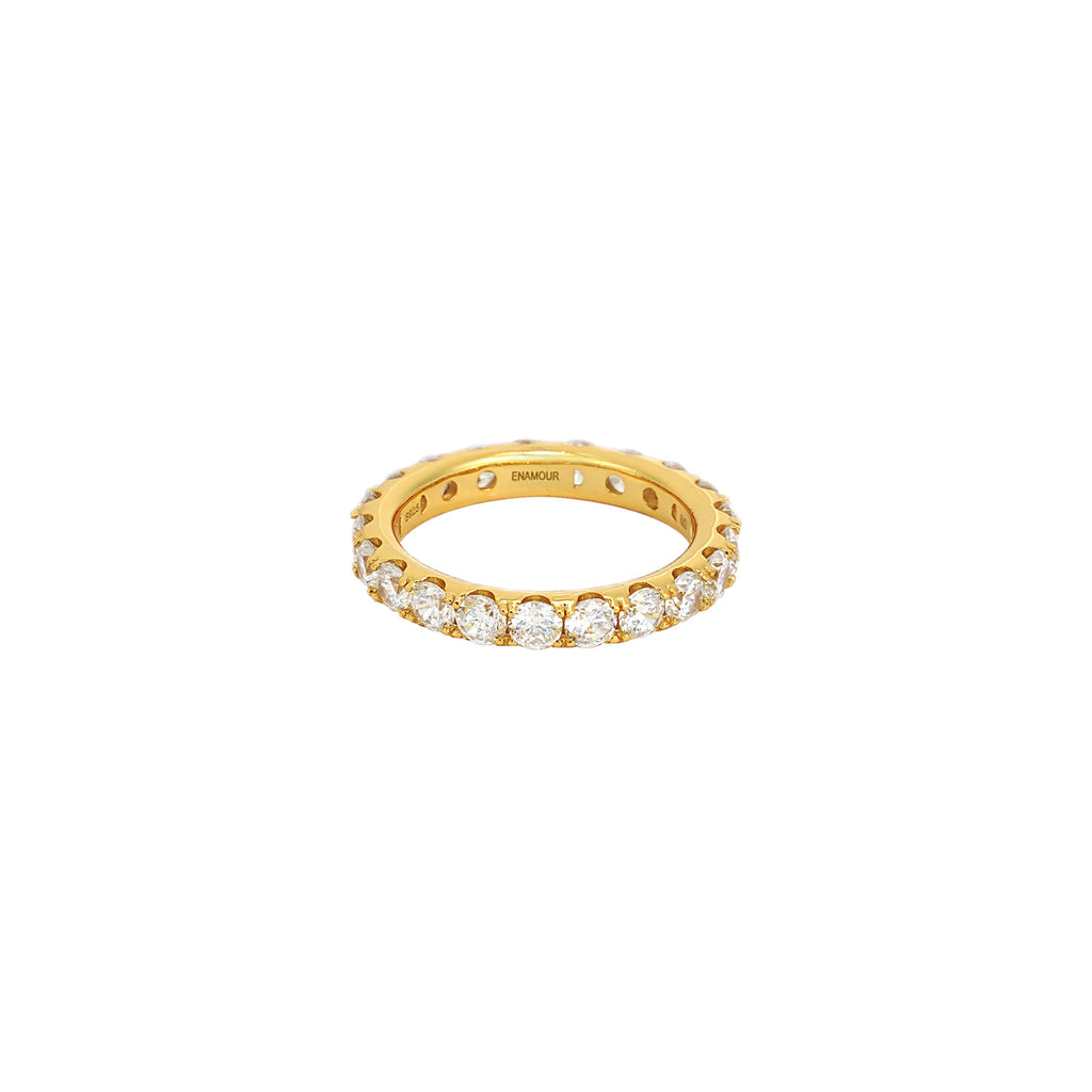 Pave Large Eternity Ring（Gold Pave Eternity Ring）
