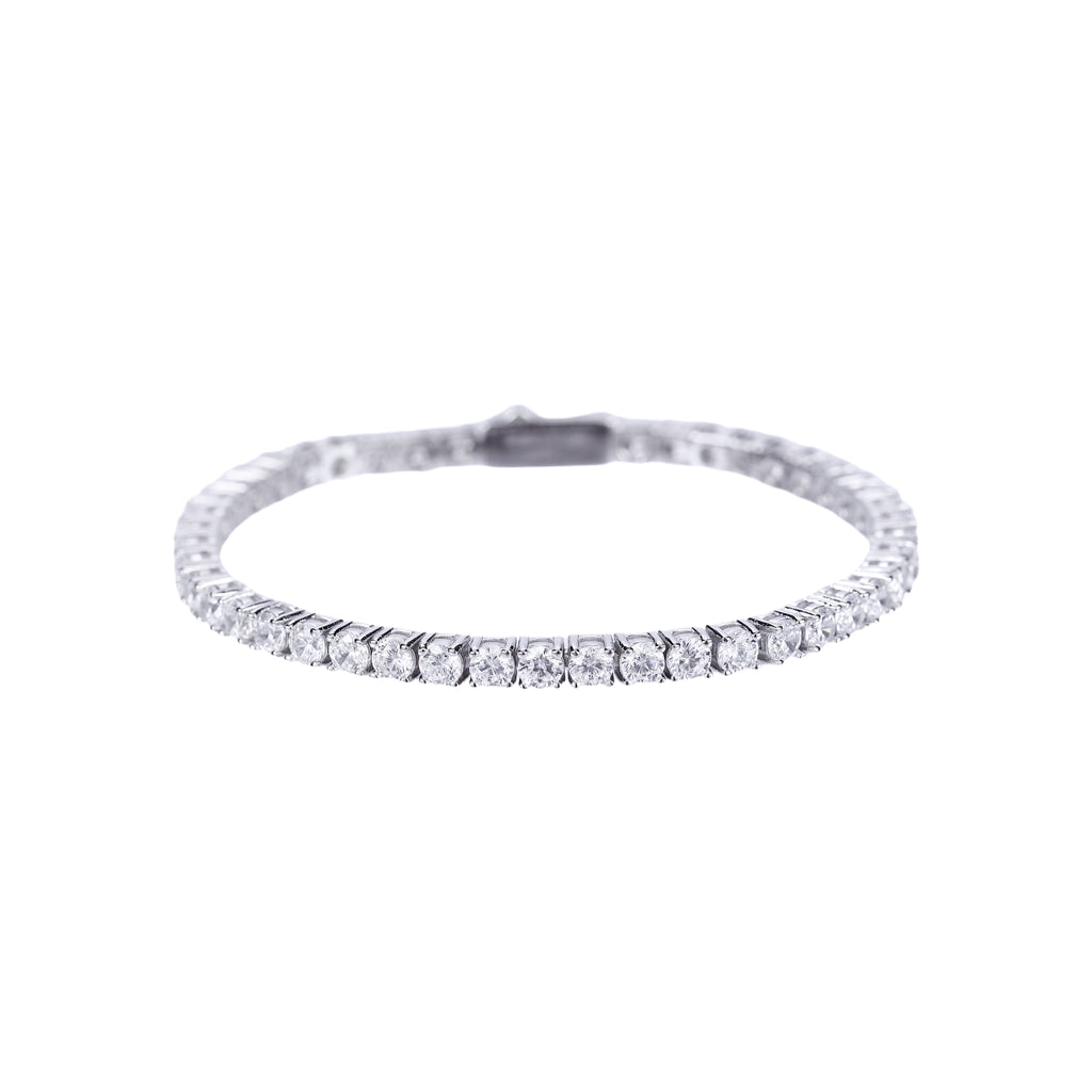 CLASSIC WHITE TENNIS BRACELET