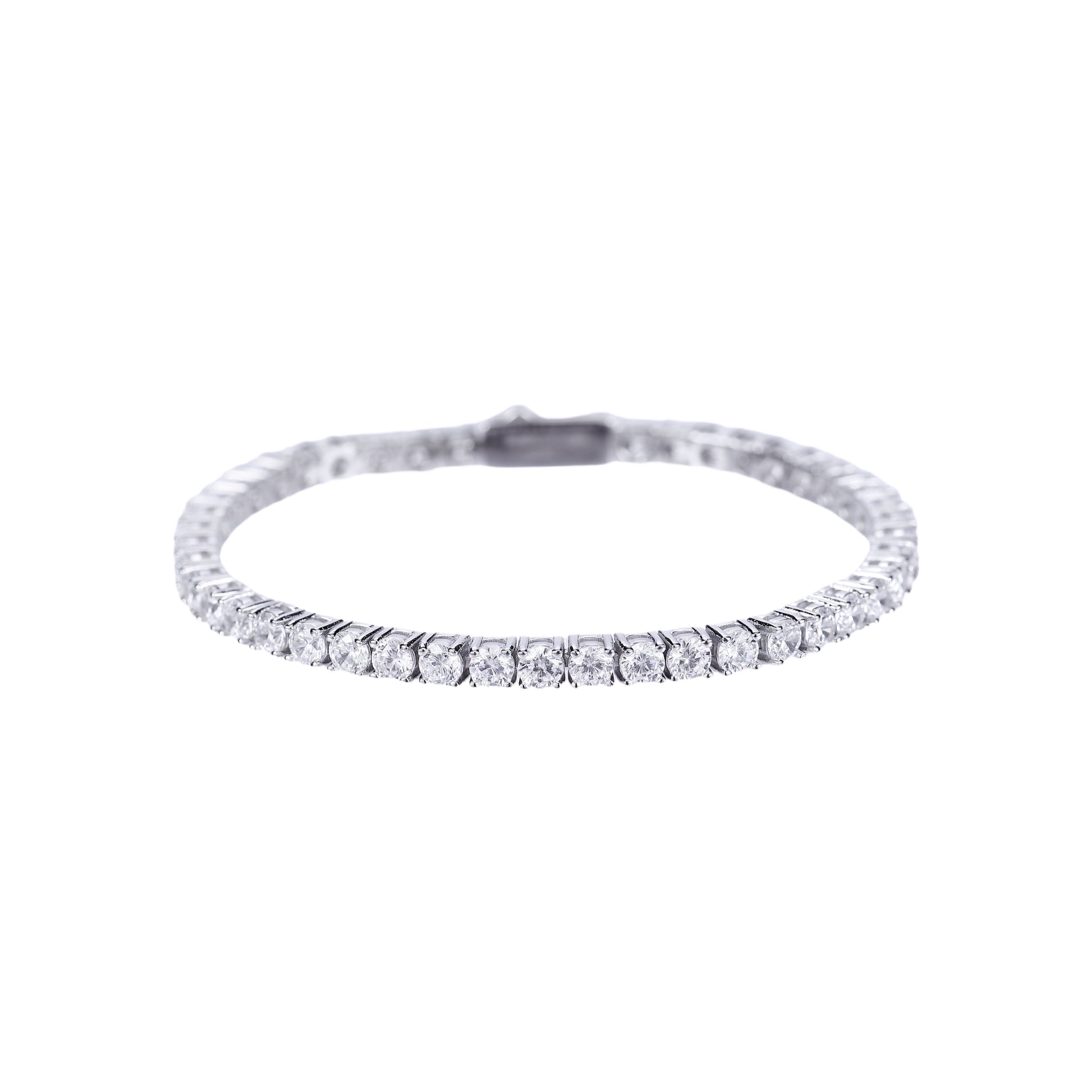 CLASSIC WHITE TENNIS BRACELET